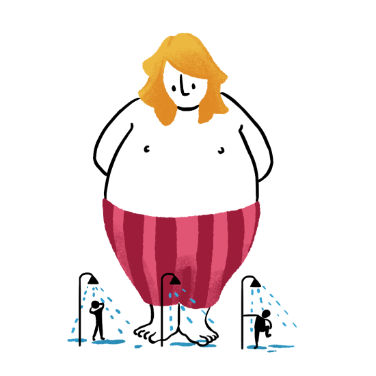 Gros Monsieur_Douche